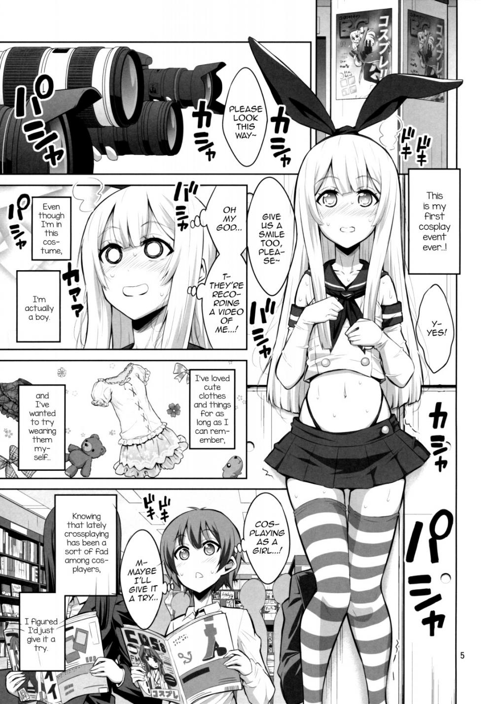 Hentai Manga Comic-Futanari Onee-san x Otokonoko Cosplayer - Mesu Ochi Choukyou-Chapter 1-4